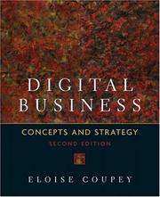 Cover of: Digital Business: Concepts and Strategies (2nd Edition)