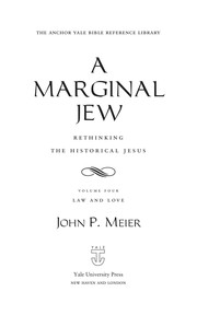 Cover of: A Marginal Jew | John P. Meier