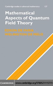 Cover of: Mathematical aspects of quantum field theory | Edson de Faria