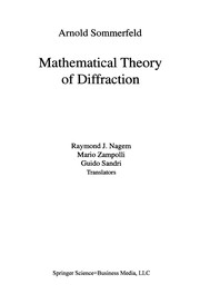 Cover of: Mathematical Theory of Diffraction | Arnold Sommerfeld
