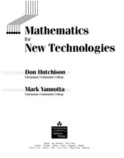 Cover of: Mathematics for new technologies