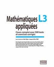 Cover of: Mathématiques appliquées L3 by Alain Yger, Jacques-Arthur Weil