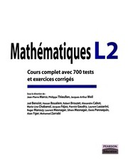 Cover of: Mathématiques L2 by Jean-Pierre Marco, Philippe Thieullen, Jacques-Arthur Weil, Joël Benoist