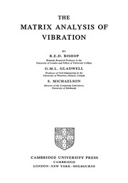 Cover of: The Matrix Analysis of Vibration