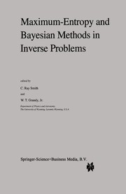 Cover of: Maximum-Entropy and Bayesian Methods in Inverse Problems by C. Ray Smith