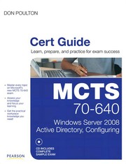 Cover of: MCTS 70-640 cert guide | Don Poulton