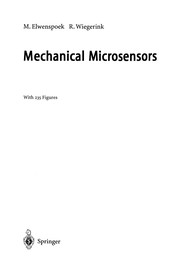 Cover of: Mechanical Microsensors | Miko Elwenspoek