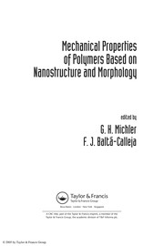 Cover of: Mechanical properties of polymers based on nanostructure and morphology | 