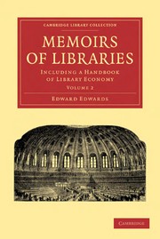 Cover of: Memoirs of libraries by Edwards, Edward