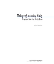 Metaprogramming Ruby by Paolo Perrotta