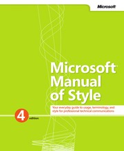 Cover of: Microsoft manual of style | Microsoft Corporation