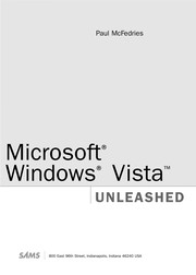 Cover of: Microsoft Windows Vista unleashed | Paul McFedries