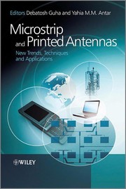 Cover of: Microstrip and printed antennas | Yahia Antar