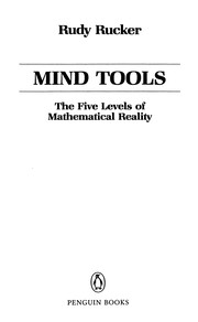 Cover of: Mind tools | Rudolf v. B. Rucker