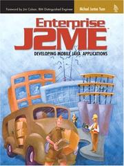 Cover of: Enterprise J2ME: Developing Mobile Java Applications