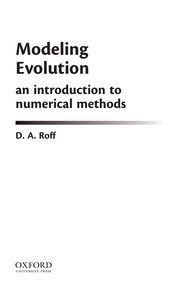 Cover of: Modeling evolution | Derek A. Roff