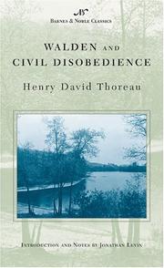 Cover of: Walden and Civil Disobedience (Barnes & Noble Classics Series) (B&N Classics) by Henry David Thoreau