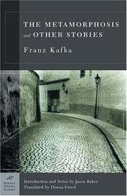 Cover of: Metamorphosis and Other Stories (Barnes & Noble Classics Series) (Barnes & Noble Classics) by Franz Kafka
