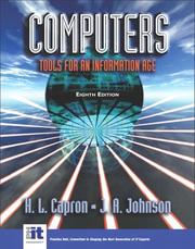 Cover of: Computers by H. L. Capron, J. A. Johnson