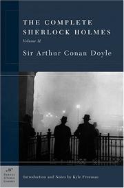 Cover of: The complete Sherlock Holmes by Arthur Conan Doyle