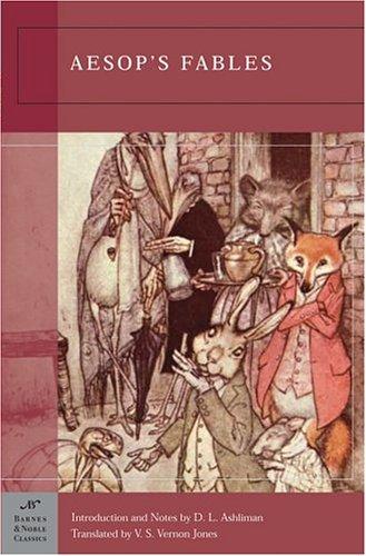 Aesop’s fables book cover