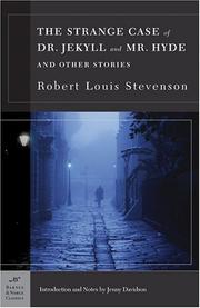 Cover of: The Strange Case of Dr. Jekyll and Mr. Hyde by Robert Louis Stevenson