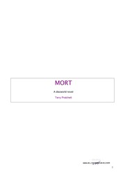 Cover of: Mort: a novel of Discworld