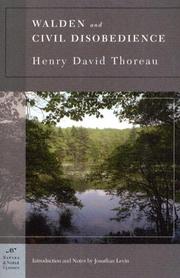 Cover of: Walden and Civil Disobedience (Barnes & Noble Classics) by Henry David Thoreau