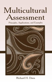 Cover of: Multicultural assessment | Dana, Richard H.