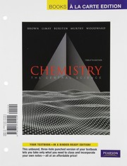 Cover of: Books A la Carte for Chemistry: The Central Science (12th Edition) by Theodore L. Brown