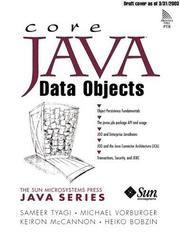 Cover of: Core Java Data Objects by Sameer Tyagi ... [et al. ; foreword by Floyd Marinescu].