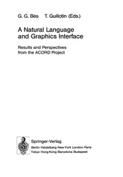 Cover of: A Natural Language and Graphics Interface | Gabriel G. BГЁs