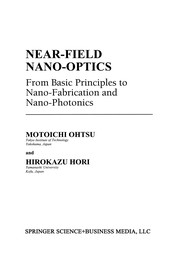 Cover of: Near-Field Nano-Optics | Motoichi Ohtsu