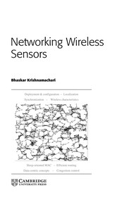 Cover of: Networking wireless sensors by Bhaskar Krishnamachari