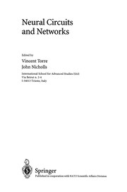 Cover of: Neural Circuits and Networks | Vincent Torre
