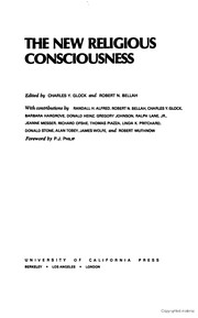 Cover of: The New Religious Consciousness by Charles Y. Glock