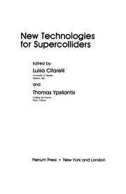 Cover of: New Technologies for Supercolliders | L. Cifarelli