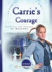 Cover of: Carrie's Courage by Norma Jean Lutz