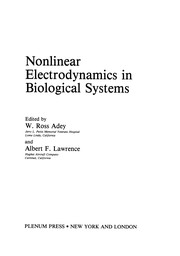 Cover of: Nonlinear Electrodynamics in Biological Systems | W. Ross Adey