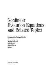 Cover of: Nonlinear Evolution Equations and Related Topics | Wolfgang Arendt