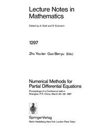 Cover of: Numerical methods for partial differential equations | 