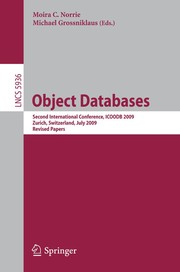 Cover of: Object databases | ICOODB 2009 (2009 Zurich, Switzerland)