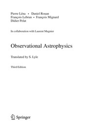 Cover of: Observational astrophysics | Pierre LГ©na