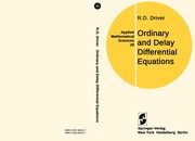 Cover of: Ordinary and delay differential equations | Rodney D. Driver