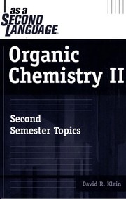 Cover of: Organic chemistry II as a second language