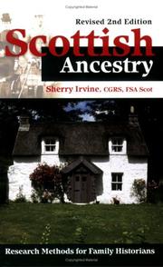 Cover of: Scottish ancestry: research methods for family historians
