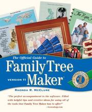 Cover of: The official guide to Family tree maker, version 11 by Rhonda R. McClure