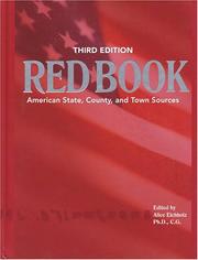 Cover of: Red book: American state, county & town sources