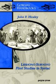 Cover of: Leshono Suryoyo: First Studies in Syriac