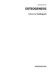 Cover of: Osteogenesis | Yunfeng Lin